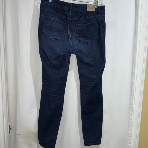 Abercrombie & Fitch jeans Sz 4S (27x 27) denim factory distressed msr - Picture 4 of 11